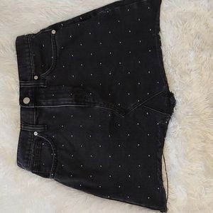 Women's Black Jean Skirt - size 2